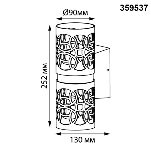 359537 STREET NT25 640 черный Светильник ландшафтный настенный IP65 LED 2*5W 3000К 100-240V NETZ фото 3