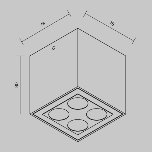 Уличный потолочный светильник Outdoor O309CL-L8GF3K фото 9