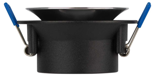 Светильник встраиваемый декоративный ЭРА KL103 BK/CH под лампу MR16 GU5.3 черный/хром Б0056355 фото 8