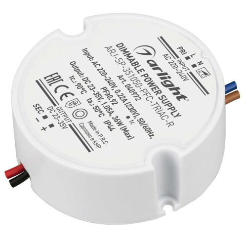 Драйвер Arlight ARJ-SP-351050-PFC-Triac-R 23-35V 36W IP44 1,05A 040972 Драйвер Arlight ARJ-SP-351050-PFC-Triac-R 23-35V 36W IP44 1,05A 040972