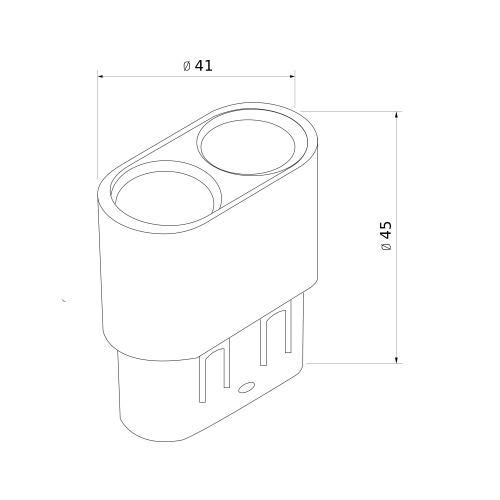 Slim Magnetic M02 Трековый светильник 4W 4200K Smally черный 85510/01 85510/01 фото 6