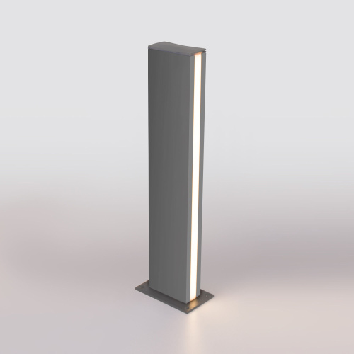 Ландшафтный светодиодный светильник Flat IP54 1538 TECHNO LED серый фото 3