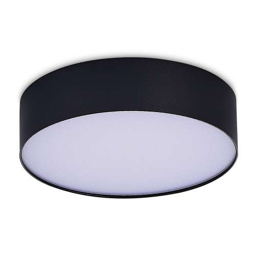 ST606.432.27 Светильник потолочный Черный LED 1*27W 3000K 2 430Lm Ra>90 120° IP20 D220xH55 185-265V Накладные светильники фото 2