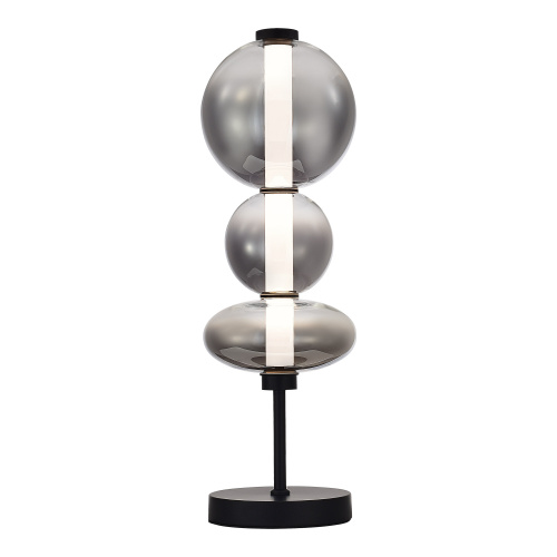 SL6119.404.18 Прикроватная лампа ST-Luce Черный/Дымчато-Серый LED 1*18W 3000K PERLINA фото 5