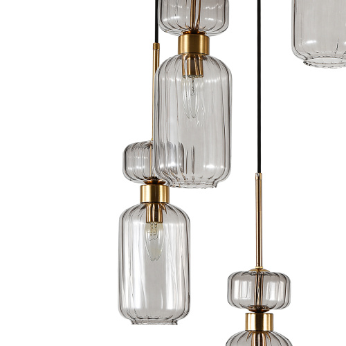 Подвесной светильник Escada 1141/5S E14*60W Smoke фото 2