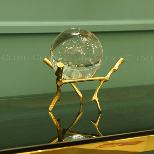 Статуэтка Cloyd арт.50164 / выс. 17 см - золото / серия 1637 фото 5