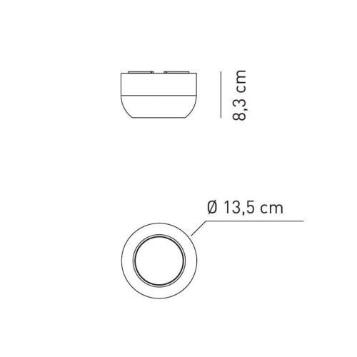 Потолочный светильник PL URBAN P Matt bronze фото 4