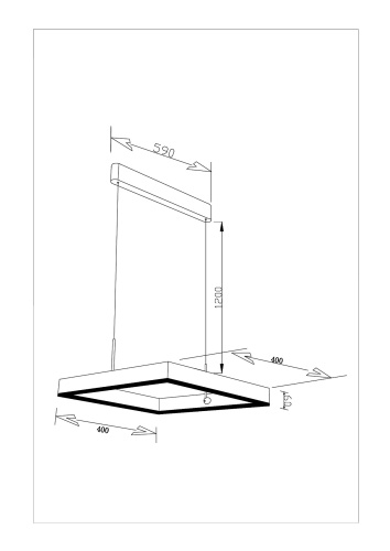 Светодиодный подвесной светильник Moderli V2450-PL Straight фото 2