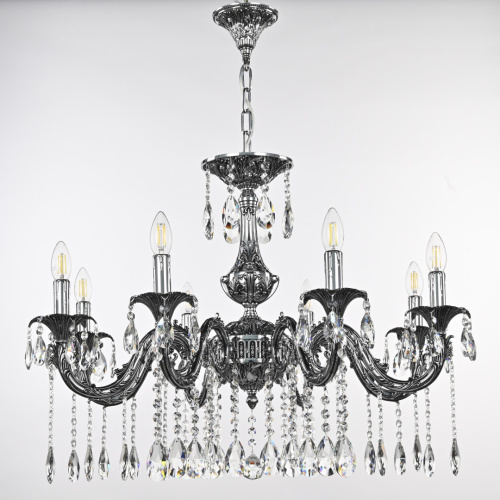 Люстра с хрустальными подвесками AL79101/8/250 A NB Bohemia Ivele Crystal (Богемия Ивеле Кристалл) фото 4 Люстра с хрустальными подвесками AL79101/8/250 A NB Bohemia Ivele Crystal (Богемия Ивеле Кристалл) фото 4