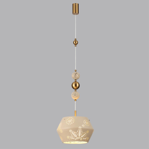 5444/1A PENDANT ODL_EX26 031 бежевый/античная бронза/металл/керамика Подвес E27 1*40W KARELIA фото 5 5444/1A PENDANT ODL_EX26 031 бежевый/античная бронза/металл/керамика Подвес E27 1*40W KARELIA фото 5