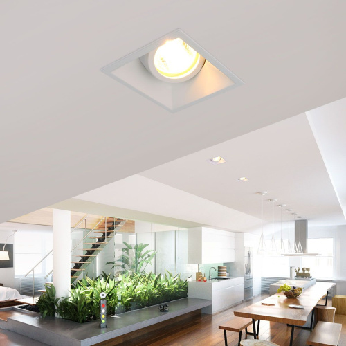 Встраиваемый точечный светильник 6070 MR16 WH белый фото 2