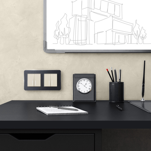 Рамка из металла на 2 поста Platinum черный W0022608 фото 3 Рамка из металла на 2 поста Platinum черный W0022608 фото 3