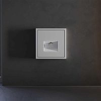 Накладка для розетки компьютерной RJ45 кат.6, S70 (серый) Voltum VLS001316