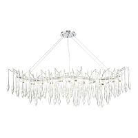 SL1660.113.12 Светильник подвесной ST-Luce Хром/Хром, Прозрачный G9 12*5W 4000K TEARDROPS