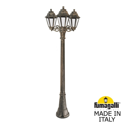 Fumagalli Садово-парковый фонарь FUMAGALLI ARTU BISSO/ANNA 3L E22.158.S30.BXE27 Fumagalli Садово-парковый фонарь FUMAGALLI ARTU BISSO/ANNA 3L E22.158.S30.BXE27