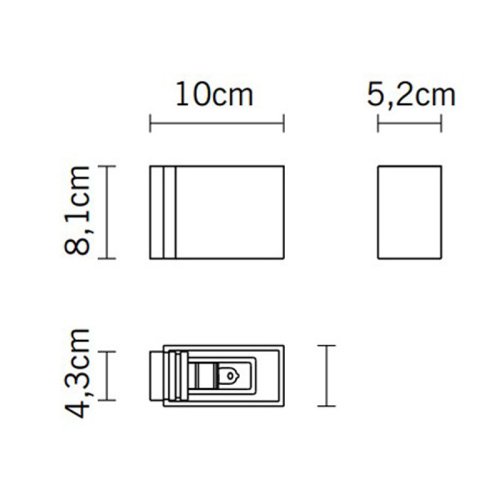 Настенный светильник D75D0715 фото 3