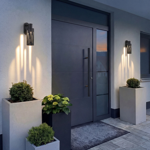 Уличный настенный светильник Streak 4000K IP54 35197/W черный фото 2