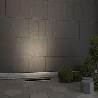 7040/10WL NATURE ODL25 679 черный/металл Фасадный поворотный на 180° светильник IP65 LED 14W 3000K 24° 759Лм AC220-240V GRAZE