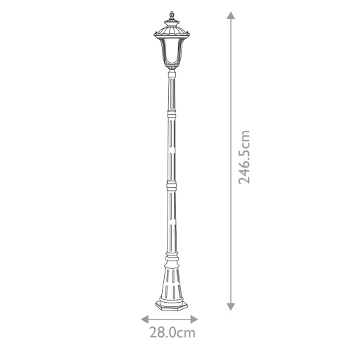 Фонарный столб Elstead Lighting, Арт. CC5-M-BK фото 7 Фонарный столб Elstead Lighting, Арт. CC5-M-BK фото 7