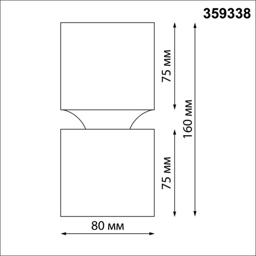 359338 OVER NT24 370 черный Светильник накладной светодиодный IP20 LED 10W/3W 3000K 1090Лм 170-265V ARISTO фото 3