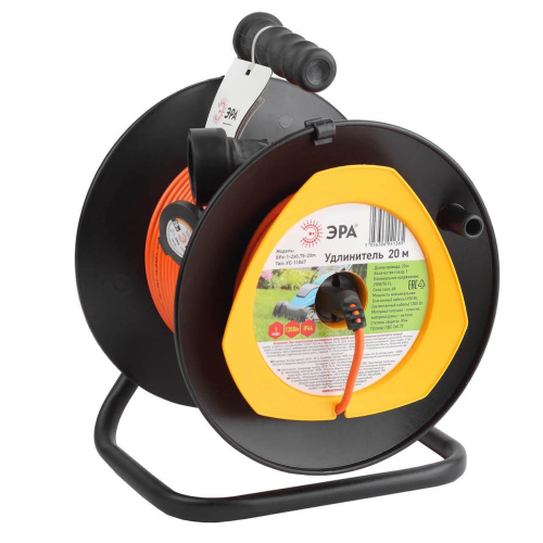 Удлинитель силовой ЭРА RPx-1-2x0.75-20m Б0043042 Удлинитель силовой ЭРА RPx-1-2x0.75-20m Б0043042