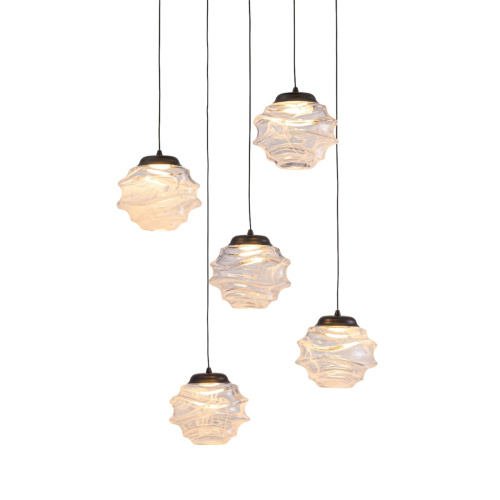 Подвесной светильник MD25030003-5A matt black/clear Подвесной светильник MD25030003-5A matt black/clear