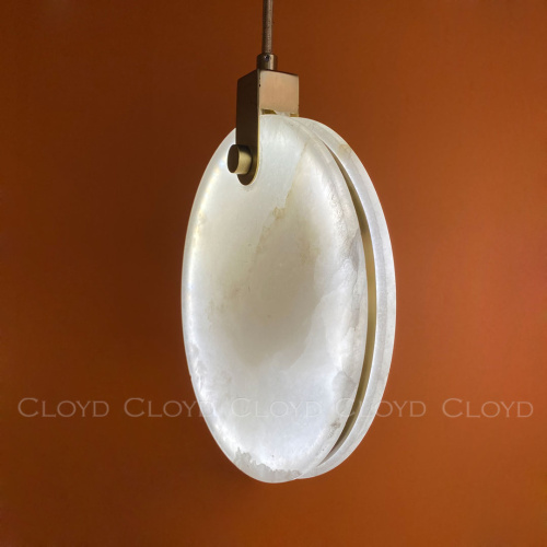 Подвесной светильник Cloyd BOSFOR-A P1 / Ø25 см - алебастр - латунь (арт.11164) фото 3 Подвесной светильник Cloyd BOSFOR-A P1 / Ø25 см - алебастр - латунь (арт.11164) фото 3