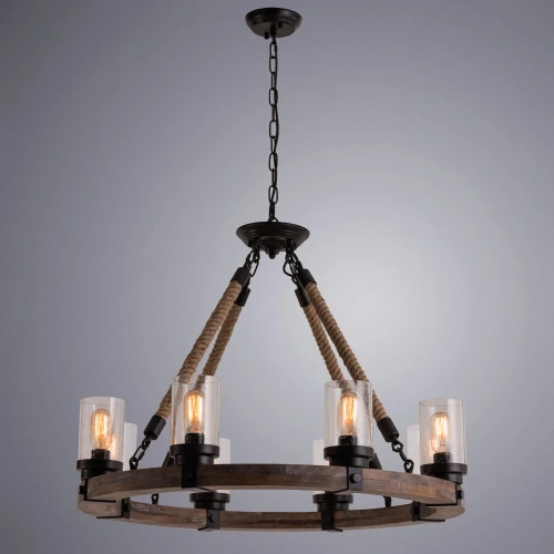 Люстра Arte Lamp DODGE A1693SP-8BR фото 2 Люстра Arte Lamp DODGE A1693SP-8BR фото 2