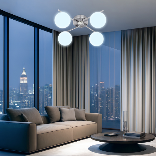 Citilux Адам Смарт CL228A141 RGB LED Умная люстра Матовый Хром фото 9 Citilux Адам Смарт CL228A141 RGB LED Умная люстра Матовый Хром фото 9