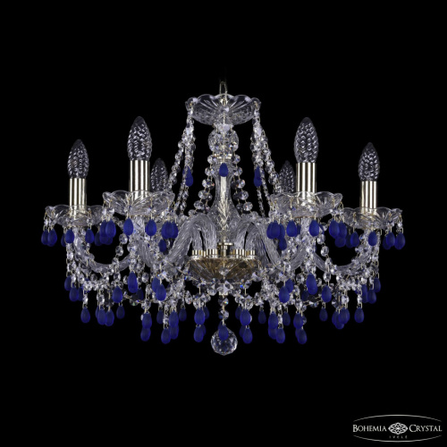 Люстра хрустальная 1410/6/195 G V3001 Bohemia Ivele Crystal (Богемия Ивеле Кристалл)
