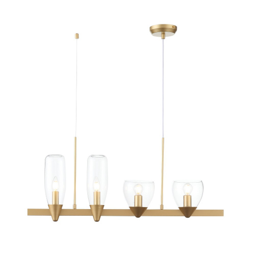 SL1119.203.04 Светильник подвесной ST-Luce Золотистый/Прозрачный E14 4*40W TENERESA фото 2