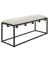 Чёрная банкетка "Броган" - L