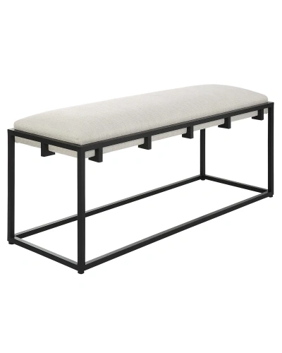 Чёрная банкетка "Броган" - L