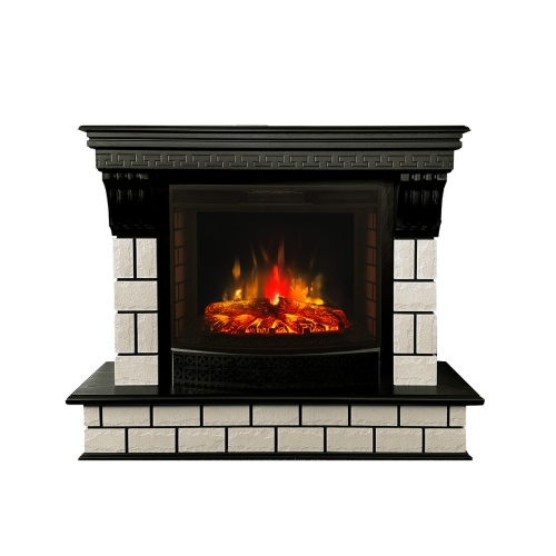 Электрокамин RealFlame Castle 25,5 AO античный дуб с очагом Evrika 25,5 LED Электрокамин RealFlame Castle 25,5 AO античный дуб с очагом Evrika 25,5 LED