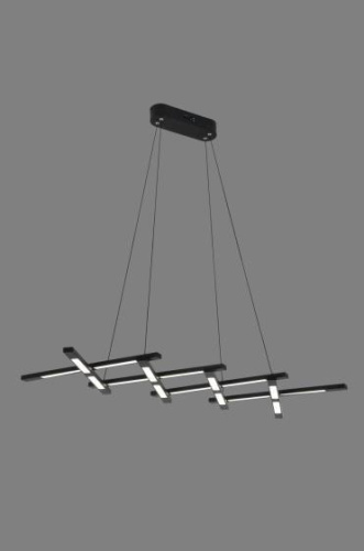 Люстра подвесная Alfa Light F3924-01 black 80W 120*37*H 120