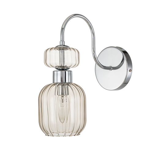 Настенный светильник Escada 1141/1A E14*60W Chrome/Beige фото 2 Настенный светильник Escada 1141/1A E14*60W Chrome/Beige фото 2