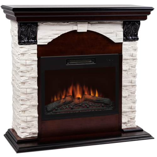 Каминокомплект DUBLIN LUX/ДУБЛИН ЛЮКС Античный дуб с очагом Электроочаг KENDAL/КЕНДАЛ 24 фото 2