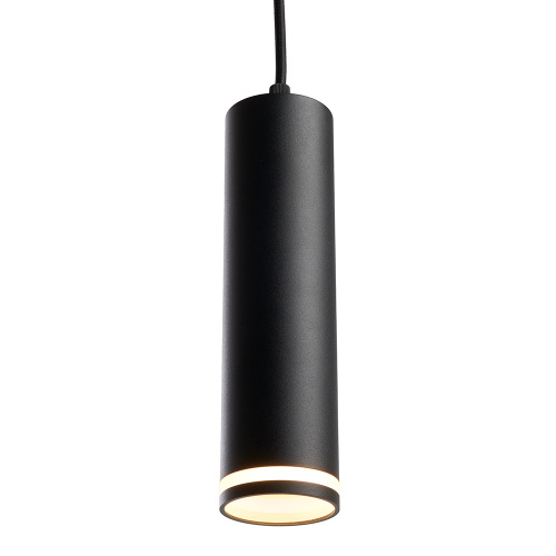 Светильник потолочный Feron ML1708 Barrel LUNA на подвесе  MR16 35W 230V, черный 55*200 фото 2