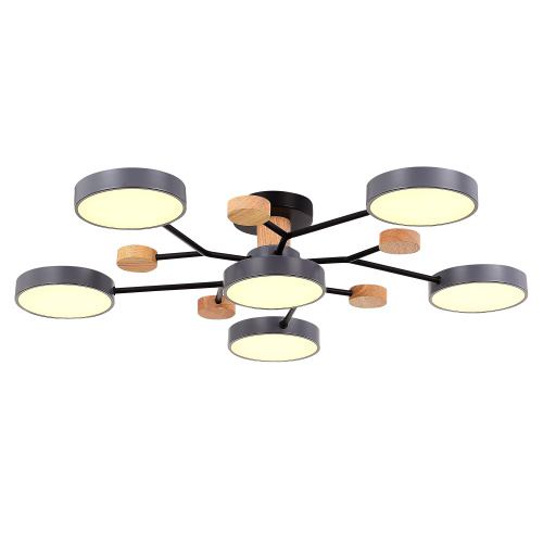 SLE6006-702-06 Светильник потолочный Серый/Серый LED 6*12W 3000K/4500K/6000K FAEMA фото 5