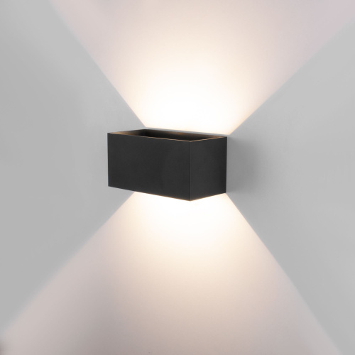 Уличный настенный светодиодный светильник с регулируемыми лучами WINNER DOUBLE LED IP54 35137/W черный фото 2 Уличный настенный светодиодный светильник с регулируемыми лучами WINNER DOUBLE LED IP54 35137/W черный фото 2