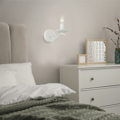 Настенный светильник Escada 2103/1A E14*40W Antique white фото 5 Настенный светильник Escada 2103/1A E14*40W Antique white фото 5