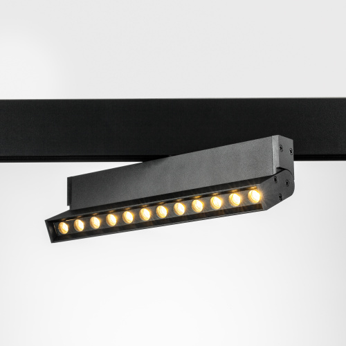 259037 Светильник 48V поворотный д/трека UNO LED 12W 800LM 24G ЧЕРНЫЙ МАТОВЫЙ 3000K фото 6
