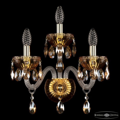 Бра 5417B/2+1/165 G Amber/M-1G K721 Bohemia Ivele Crystal (Богемия Ивеле Кристалл) Бра 5417B/2+1/165 G Amber/M-1G K721 Bohemia Ivele Crystal (Богемия Ивеле Кристалл)