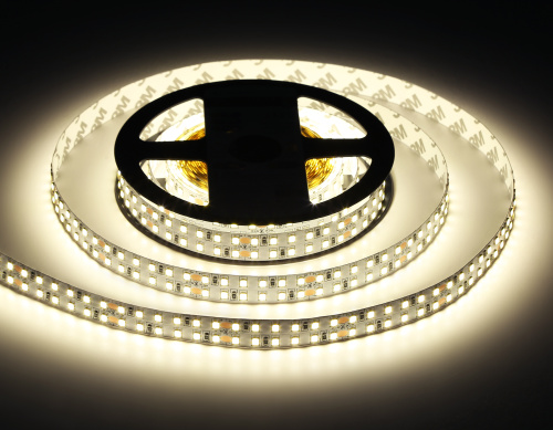 Светодиодная лента двухрядная 24В 2835 240Led 24Вт/м 4500K IP20 5м фото 8 Светодиодная лента двухрядная 24В 2835 240Led 24Вт/м 4500K IP20 5м фото 8