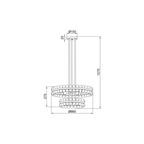 Подвесная люстра Vele Luce Baldassare VL4143L09 фото 6