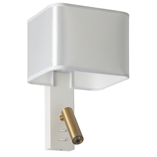 Citilux DEKART CL704480 LED Бра с белым абажуром и выключателем фото 2 Citilux DEKART CL704480 LED Бра с белым абажуром и выключателем фото 2