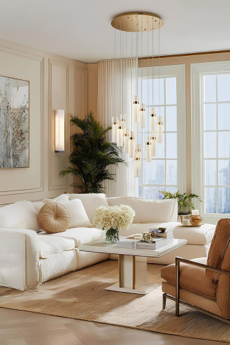 Подвесной светильник OM2367-F13 french gold фото 5