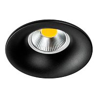 010067 Светильник LEVIGO BASE Round X1 MR16 ЧЕРНЫЙ