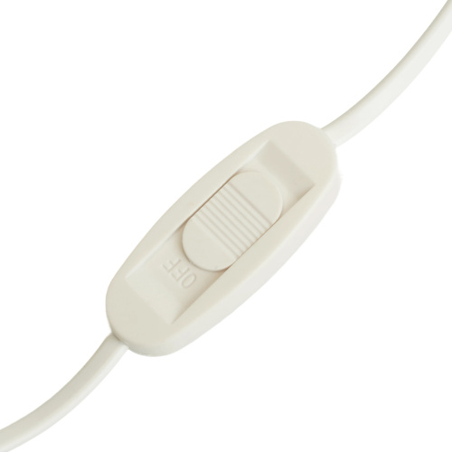 Сетевой шнур с выключателем, 230V 1,9м белый, KF-HK-1-2 фото 3