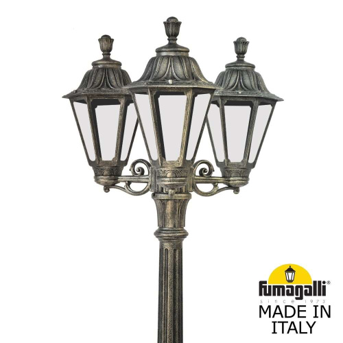 Fumagalli Садово-парковый фонарь FUMAGALLI ARTU BISSO/RUT 3L E26.158.S30.BXE27 фото 2